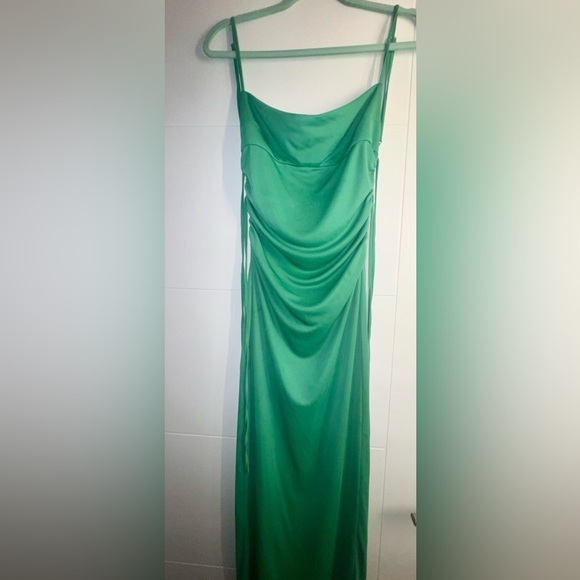 Draped Open Back Dress - Picture 7 of 10